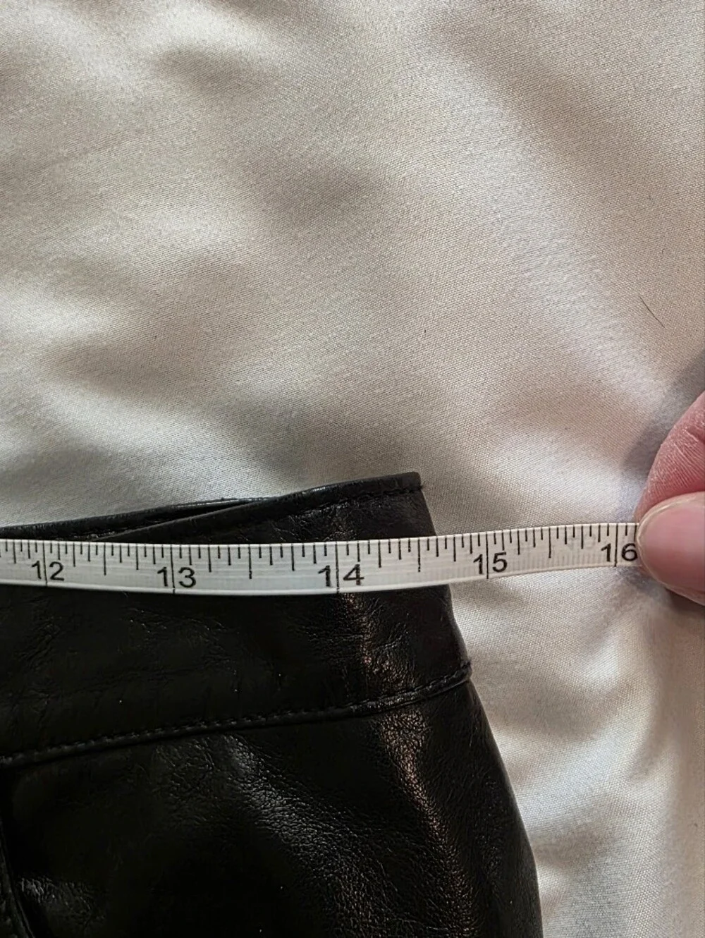Ann Taylor Vintage Black Leather Pants Size 6